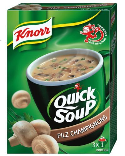 Knorr Quick Soup Pilz Port.