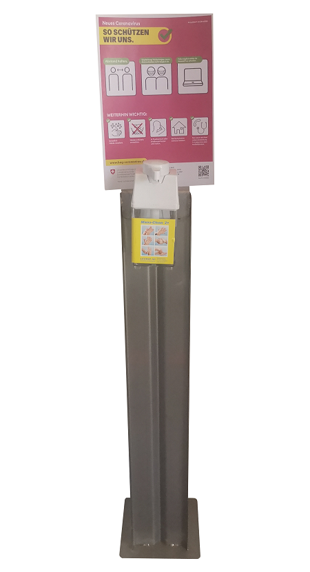 Ständer Mit Desinfektionsdispenser
