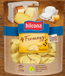 Hilcona Tortelloni Quattro Formaggi 250G