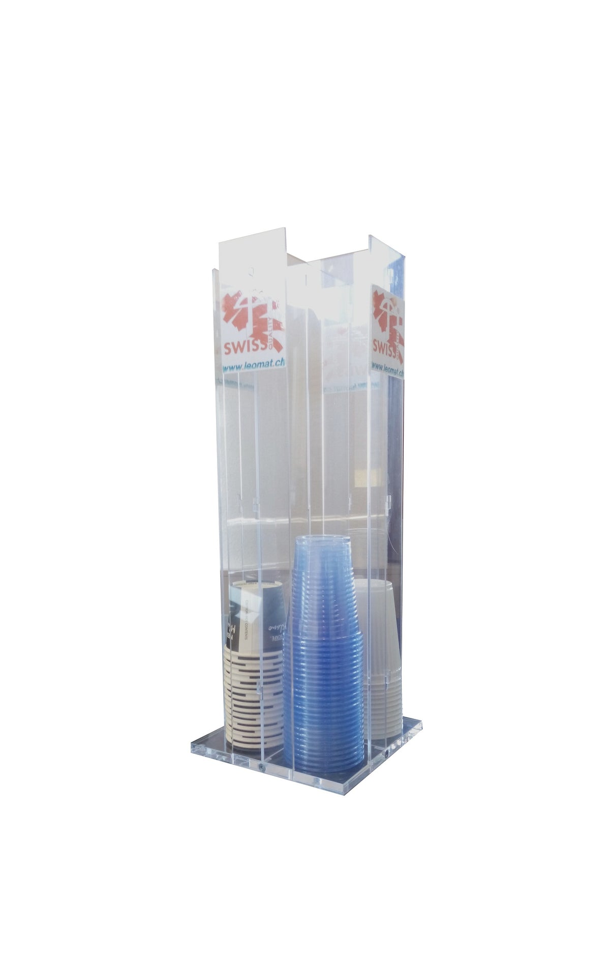 Becherdispenser Acrylglas