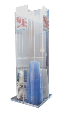 Becherdispenser Acrylglas