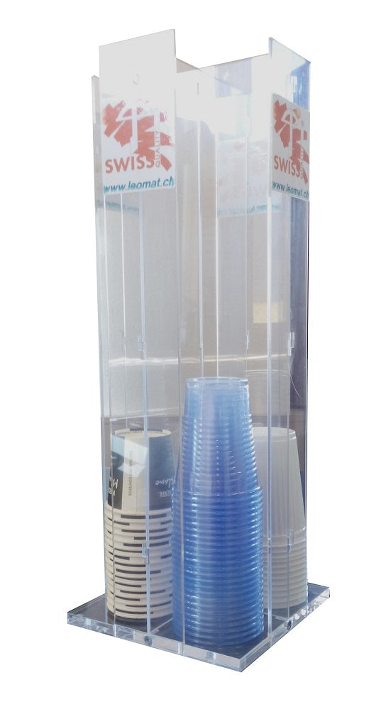 Becherdispenser Acrylglas