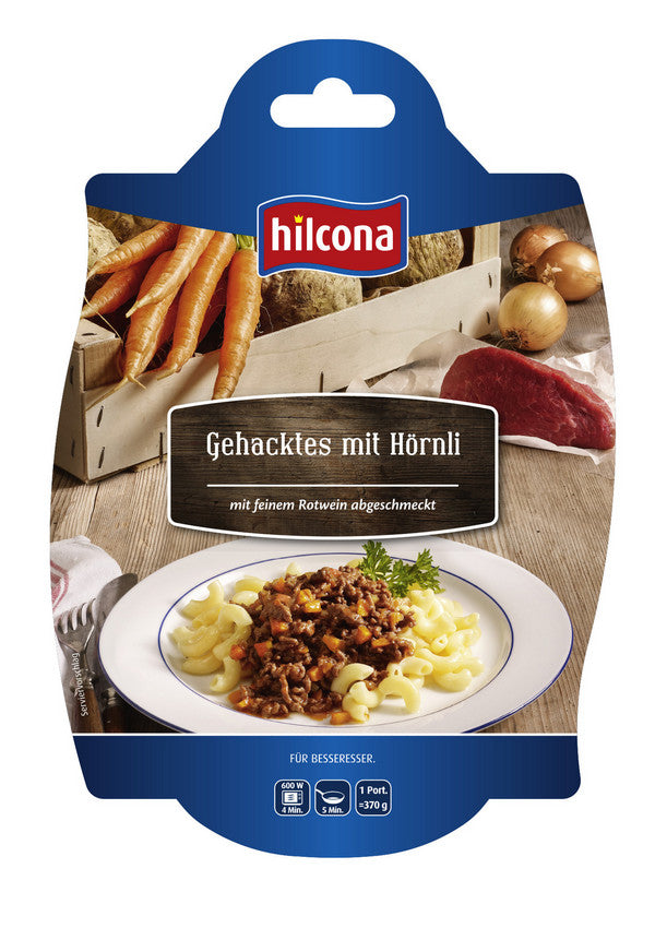 Hilcona Gehacktes Mit Hörnli 400Gr