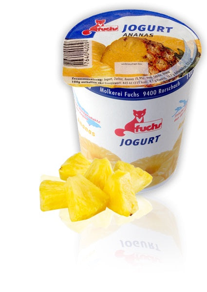 Fuchs Joghurt Ananas  180G