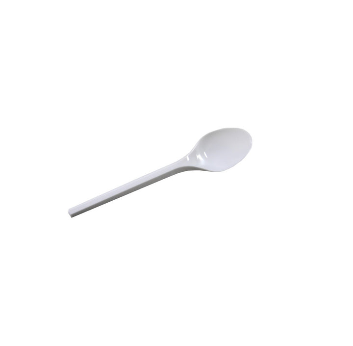 Besteck: Kaffeelöffel Weiss Kunststoff