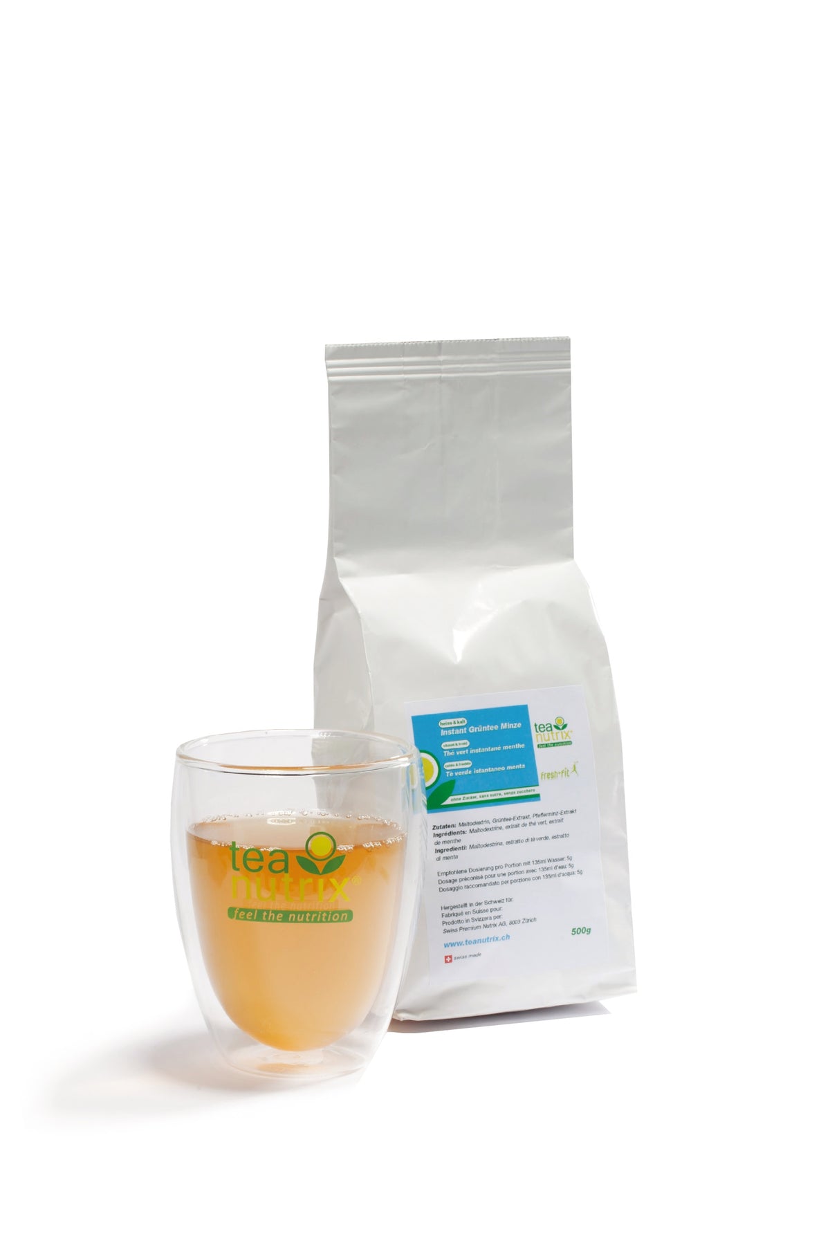 Instant Grüntee Minze Teanutrix