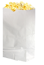Popcorn Standardtüten Weiss (85 Oz )