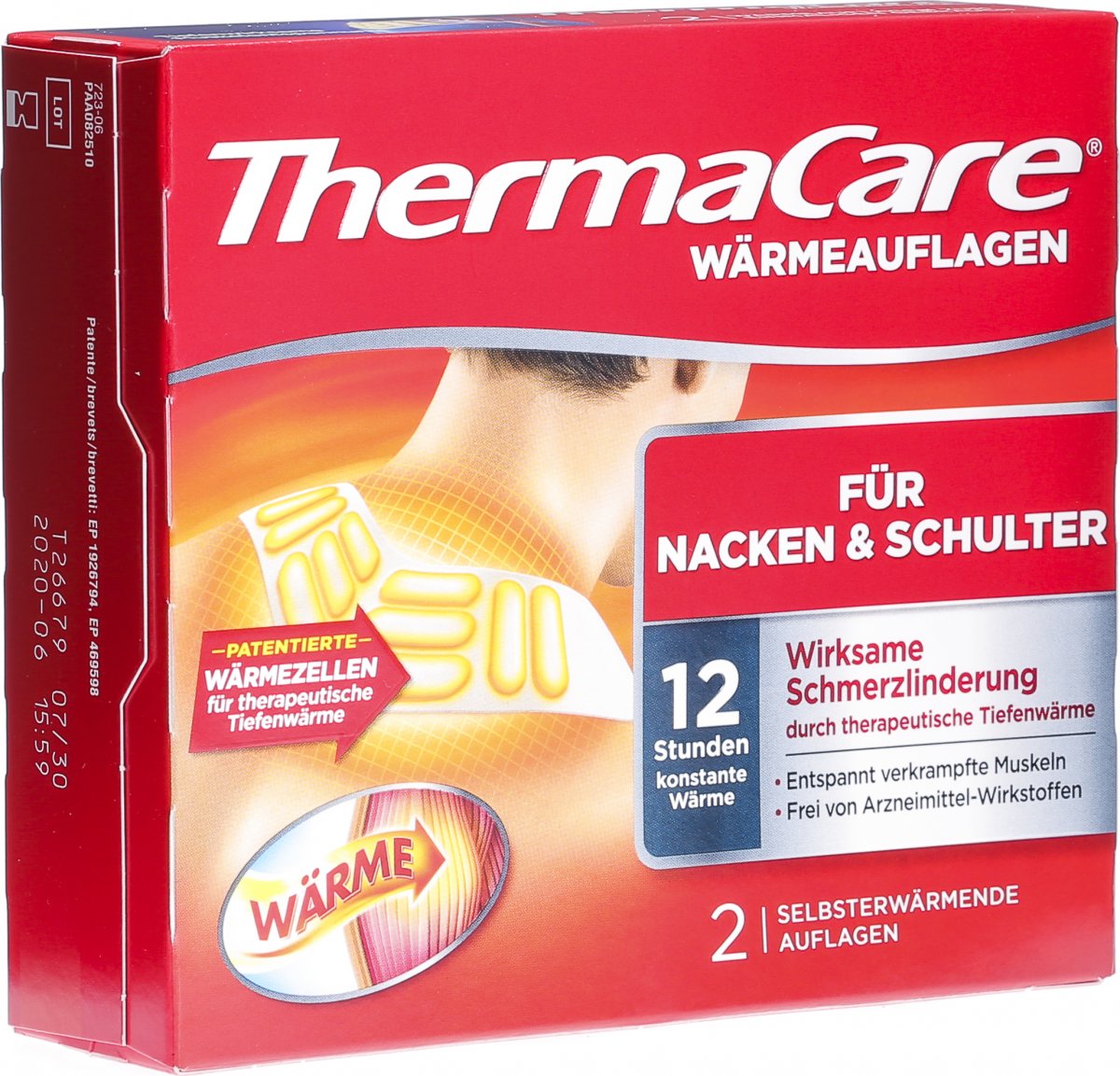 Thermacare Nacken Schulter Armauflage 2