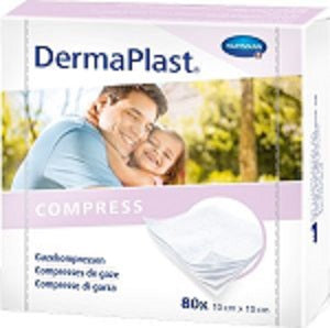 Dermaplast Gazekompressen 6X8Cm 80Stk