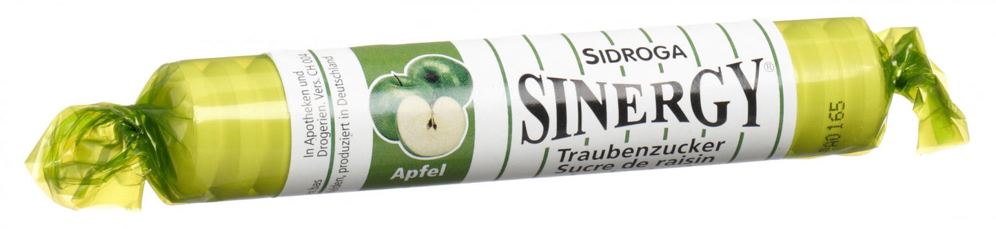 Sinergy Traubenzucker Apfel Rolle 10X40G