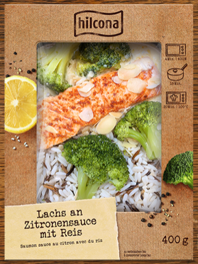 Lachs An Zitronensauce Mit Reis 400G