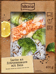 Lachs An Zitronensauce Mit Reis 400G