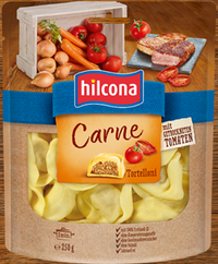 Hilcona Tortelloni Carne Pomodori 250G