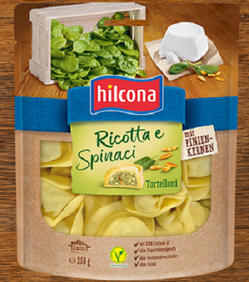 Hilcona Tortelloni Ricotta Spinaci 250G