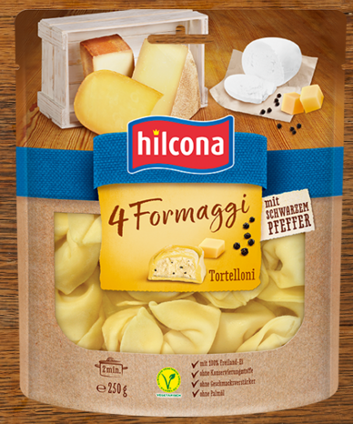 Hilcona Tortelloni Quattro Formaggi 250G
