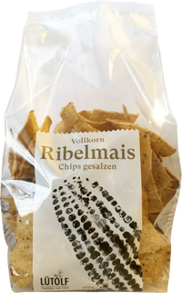 Vollkorn Ribelmais Chips Gesalzen