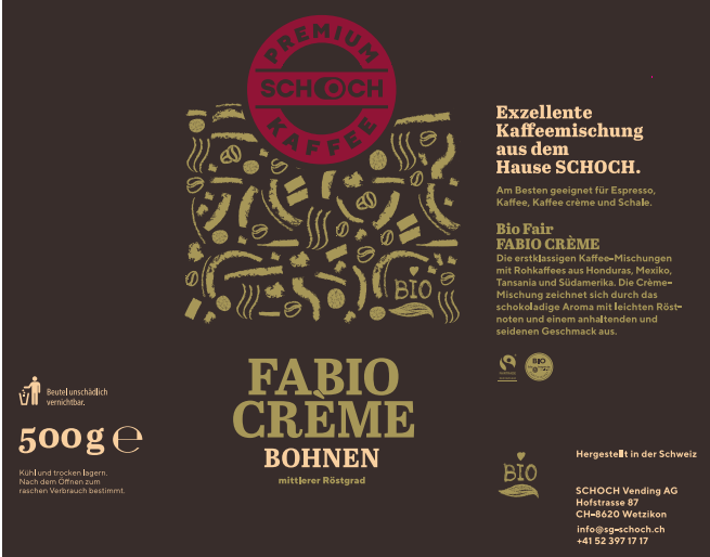 Kaffee-Mischung Fabio (Fair&Bio)