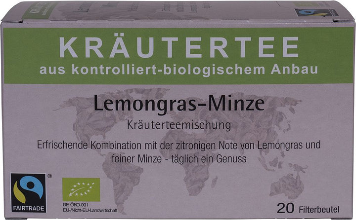 Bio/Fairtrade Kräutertee Lemongras-Minze