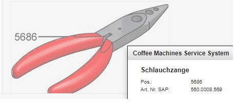 Franke Schlauchzange