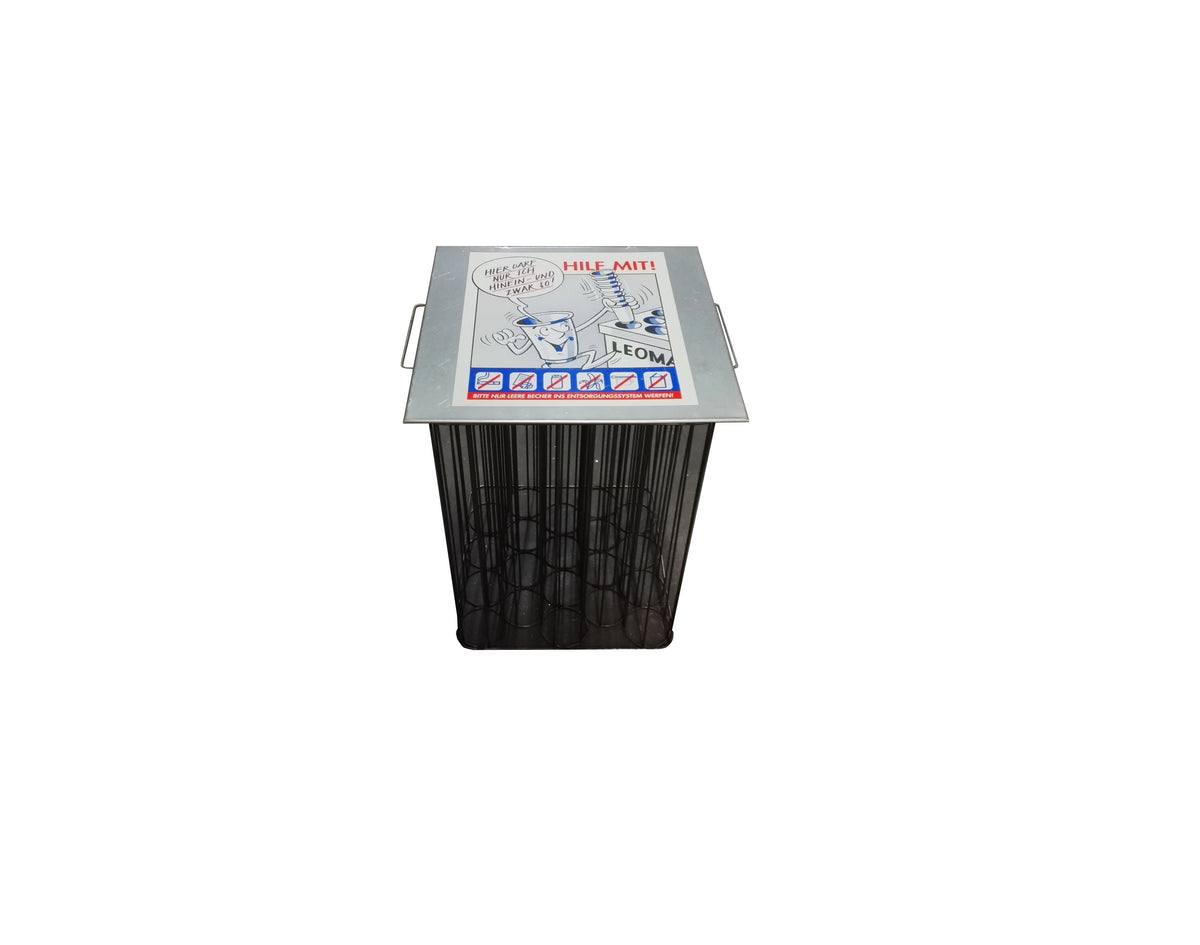 Recycling Entsorgungssystem Becher