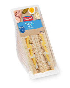 Hilcona Clubsandwich Thon Mit Ei 165G